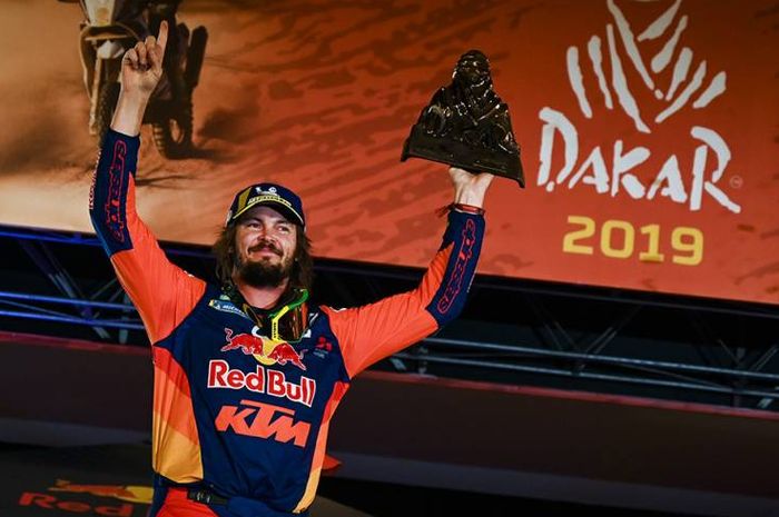 Toby Price. Kemenangan kedua di Reli Dakar