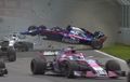 Kacau! F1 Kanada Belum Satu Lap, Satu Mobil Terlempar