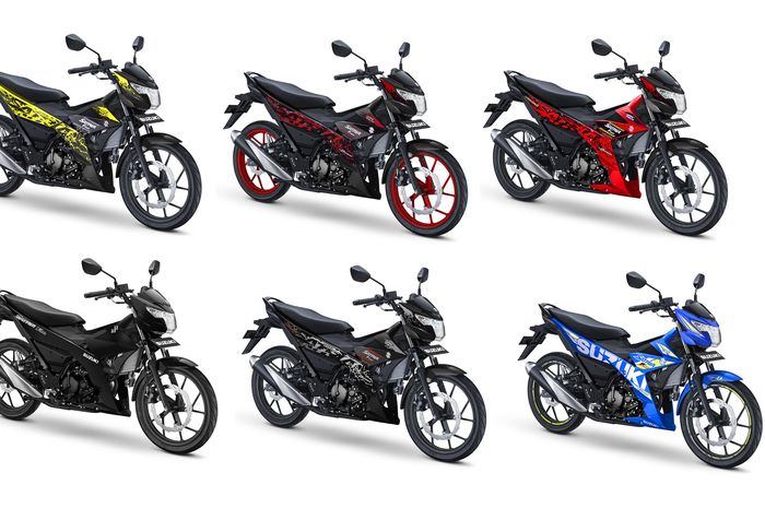 Pilihan warna pada Suzuki Satria F150 Fi