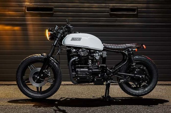 Honda CX500 Deluxe 1979 custom street tracker dari Midnight Oil Cycle Co.