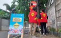 Komunitas Motor Ikut Kegiatan GERAM, Hapus Stiker dan Coretan di Rambu Lalu Lintas