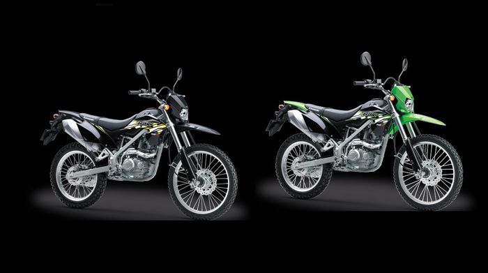 Tipe KLX 150BF tidak dibekali aksesori