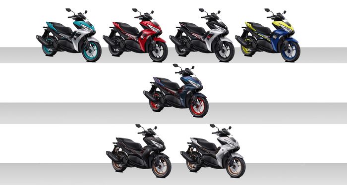 Pilihan warna Yamaha All New Aerox