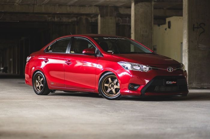 Modifikasi Toyota Vios generasi ketiga gaya simpel sporty tapi bermesin turbo