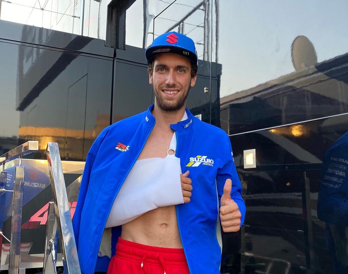 Alami cedera usai crash saat kualifikasi, Alex Rins kemungkinan bakal absen di balapan MotoGP Spanyol