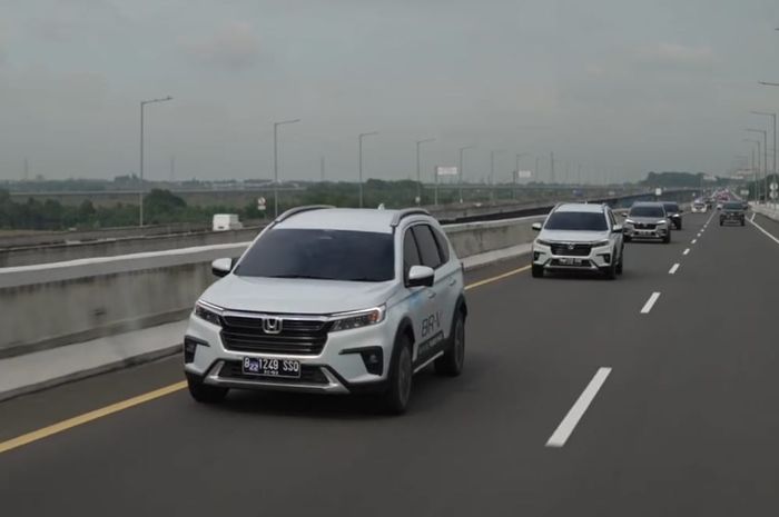 All New Honda BR-V Prestige CVT with Honda SENSING saat duji Jakarta - Ungaran