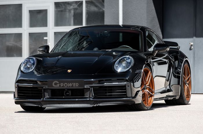 Modifikasi mesin Porsche 911 Turbo S bertenaga 800 dk usai kena suntik vitamin G-Power, Jerman