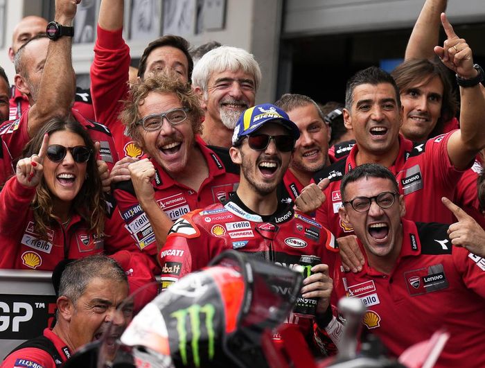Bos Ducati, Gigi Dall'Igna memperingatkan para pembalapnya untuk tidak mengganggu Francesco Bagnaia yang sedang berjuang meraih gelar di MotoGP 2022