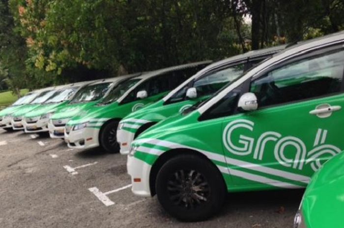 Ilustrasi mobil Grab