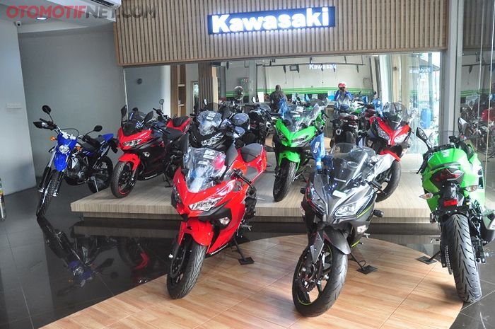 Ilutrasi showroom Kawasaki