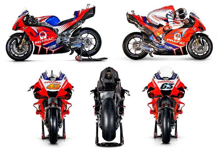 Tim Pramac Racing Ducati resmi merilis livery baru untuk MotoGP 2020, warna merah terlihat lebih dominan