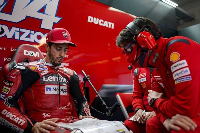 posisi start buruk di MotoGP Teruel 2020. Andrea Dovizioso menyerah kejar gelar juara?