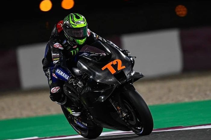 Cal Crutchlow saat menjalani peran sebagai test rider Yamaha di tes pramusim MotoGP Qatar 2021