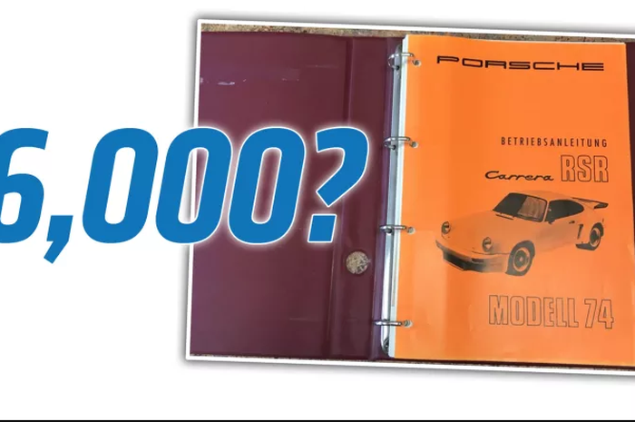 Harga buku manual Porsche Carrera 911 