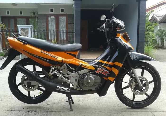 Suzuki satria 120r double disc brake tahun 1999