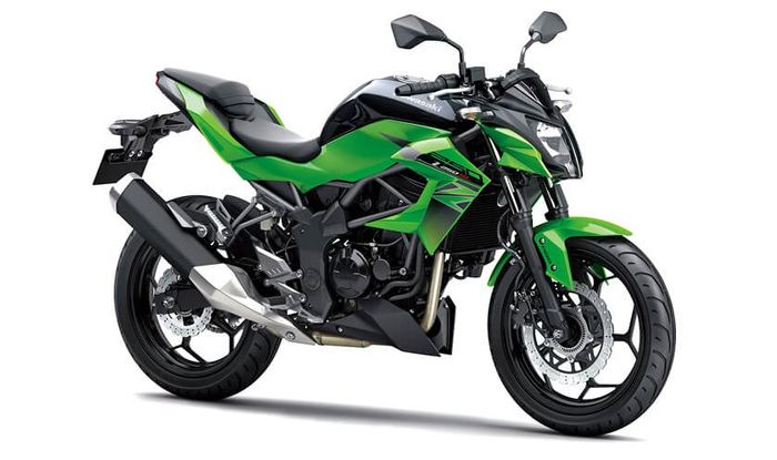 Warna hijau yang khas Kawasaki ini justru tidak ada untuk pasar Indonesia