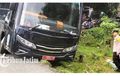 Mau ke Yogyakarta, Bus Malah Nyasar Semalaman di Area Pemakaman Kediri Jawa Timur