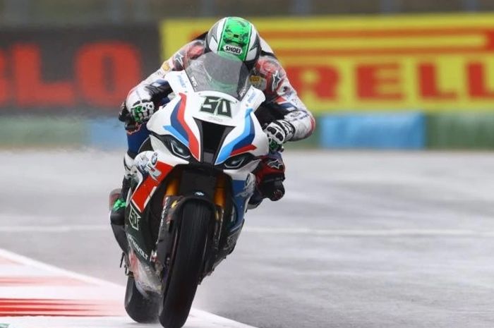 Eugene Laverty raih pole pada superpole WorldSBK Prancis 2020