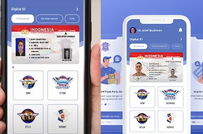 Foto ilustrasi SIM digital.