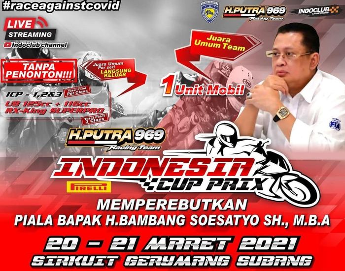 Banner Indonesia Cup Prix 2021