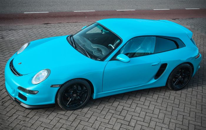 Modifikasi Porsche 986 Boxster berani beda menjelma jadi hatchback 