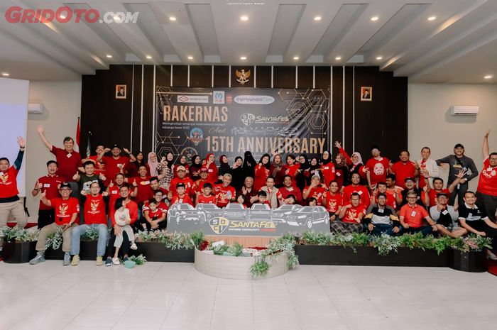 Rapat Kerja Nasional (Rakernas) dan Ulang Tahun ke-15&nbsp;Santa Fe Owners Community Indonesia (SOCI) di Tegal, Jawa Tengah pada November 2025