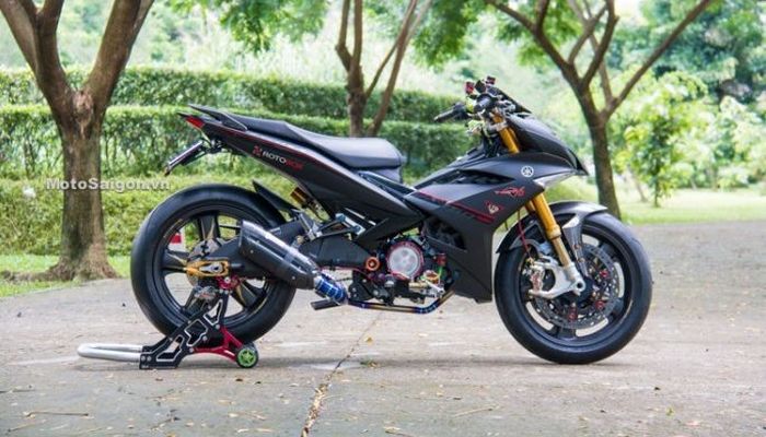 Modifikasi Yamaha MX King garapan bengkel Vietnam