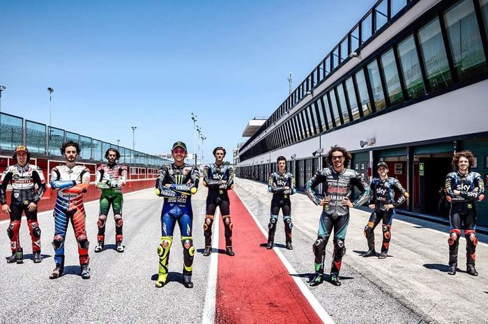 Valentino Rossi booking sirkuit Portimao untuk tes privat bersama pembalap VR46 Academy