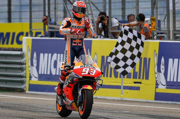 Marc Marquez yang menang dengan keunggulan yang cukup jauh di MotoGP Aragon, mengaku balapan berjalan sesuai dengan strategi yang ia persiapkan
