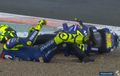 Parah, Valentino Rossi Konsumsi Obat Usai Jatuh FP3 MotoGP Valencia