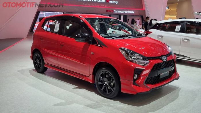 Toyota Agya GR Sport di GIIAS 2022.