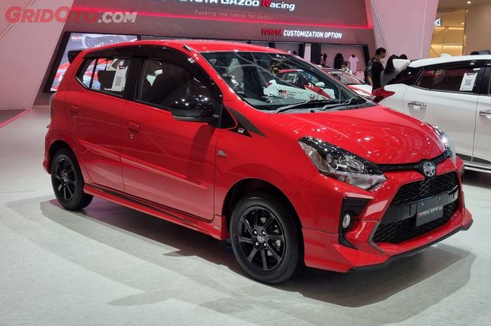 Toyota Agya GR Sport di GIIAS 2022.