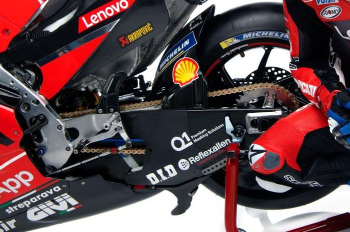 Suspensi belakang motor Andrea Dovizioso