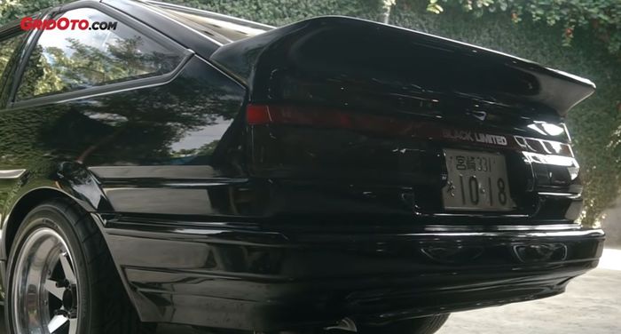 Pasang trunk spoiler TRD N2