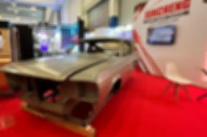 Body shell garapan Juncheng yang dipajang di IMX 2026