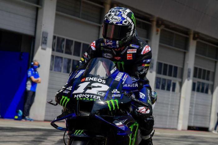 Maverick Vinales dipastikan gagal tampil di balapan MotoGP Austria 2021 akibat mendapat hukuman dari Yamaha