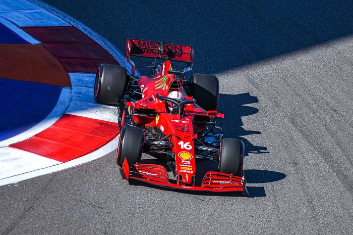 Charles Leclerc menggunakan mesin baru pada F1 Rusia 2021 yang tidak sepenuhnya di-upgrade