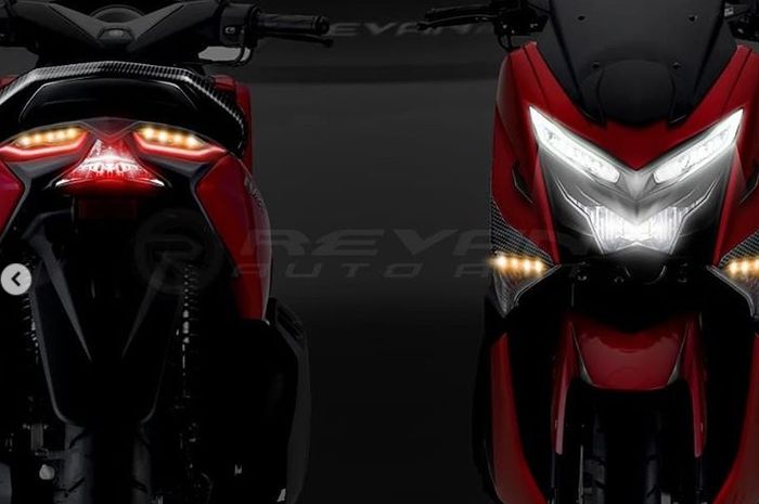Yamaha NMAX facelift karya digital modifikasi