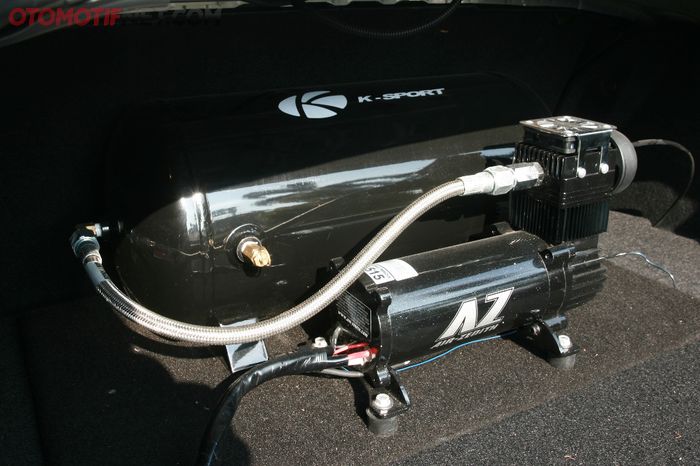 Pakai air sus K-Sport lengkap dengan coilover dan camber kit 