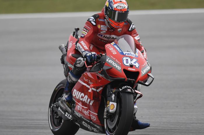 Pembalap Mission Winnow Ducati, Andrea Dovizioso menyesali performanya yang tak maksimal pada sesi kualifikasi MotoGP Malaysia 2019