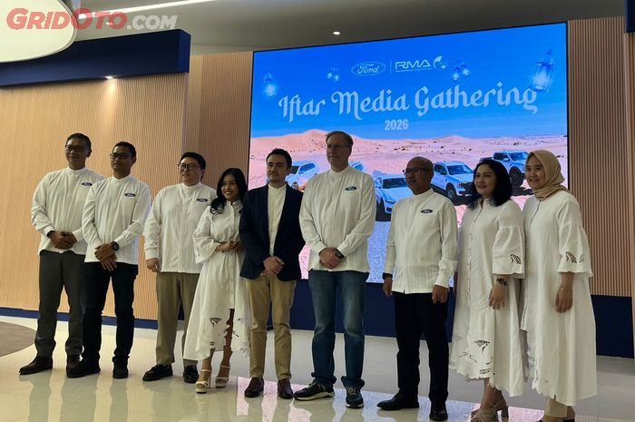 Seremoni peresmian Ford Experience Center di Sunter, Jakarta Utara.