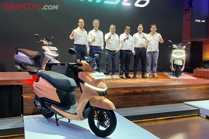 Seremoni peluncuran TVS The All New Callisto 110 