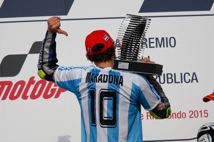 Valentino Rossi fans Argentina juara Piala Dunia 2022