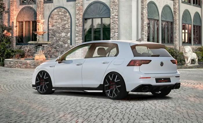 Tampilan belakang modifikasi VW Golf Mk8 besutan JMS