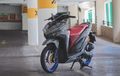 Modifikasi Elegan Honda Vario 150, Warna Jadi Abu-abu, Pelek Jari-jari