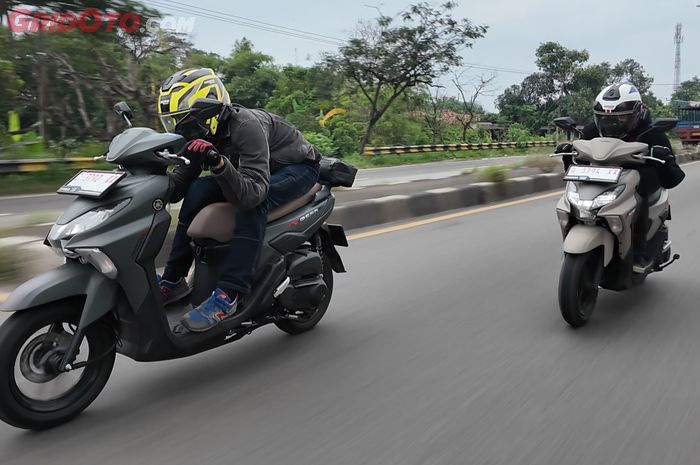 Buat turing via Pantura, Yamaha Gear Ultima 125 seberapa irit?
