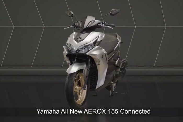 Ilustrasi All New Yamaha Aerox 155 Connected ABS
