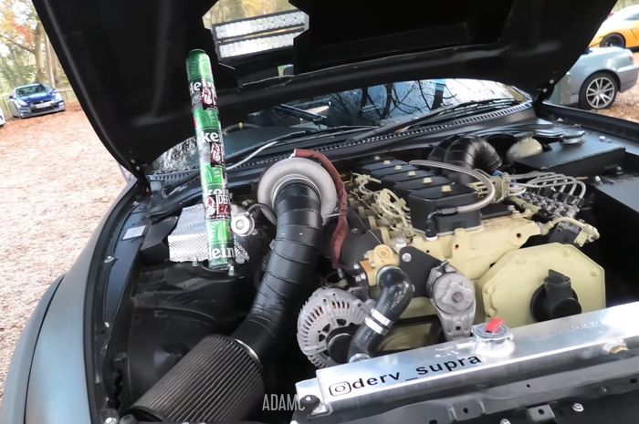 Mesin modifikasi Toyota Supra Mk4 off-road pakai unit turbo diesel