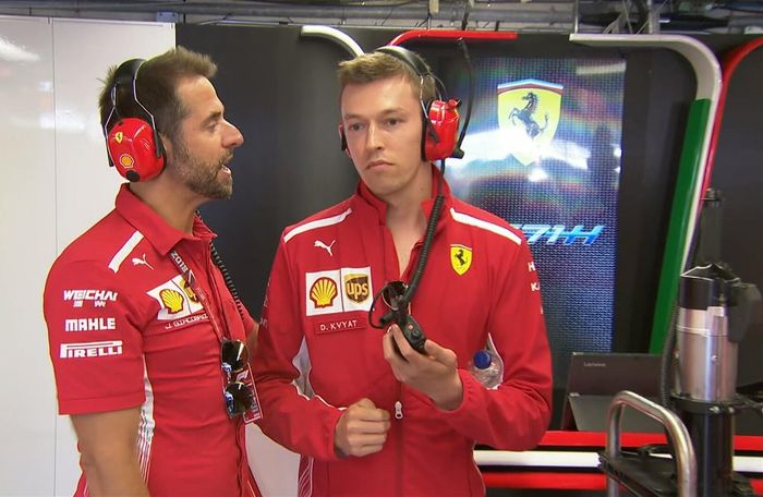 Daniil Kvyat mendapat pengalaman bersama tim Ferrari di tahun 2018