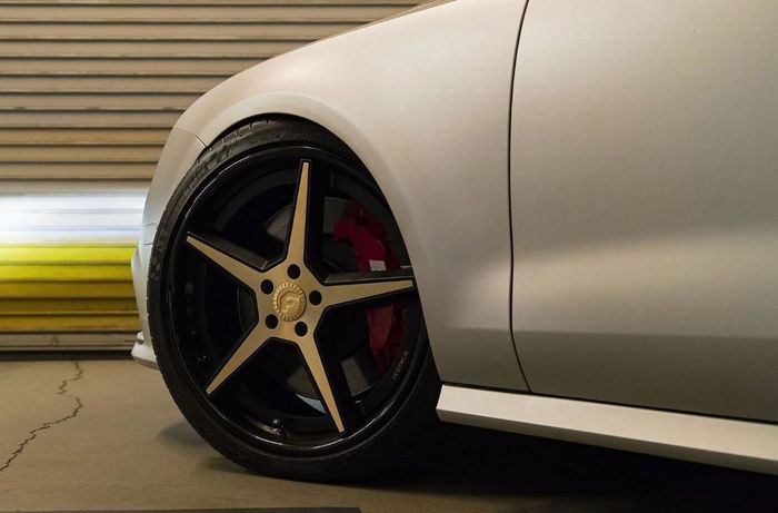 Pelek Audi A7 dengan sentuhan modifikasi simpel